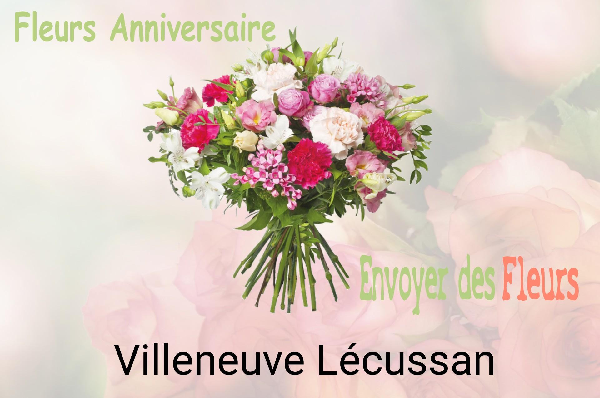 Bouquet de fleurs d’anniversaire livré à Villeneuve-Lécussan