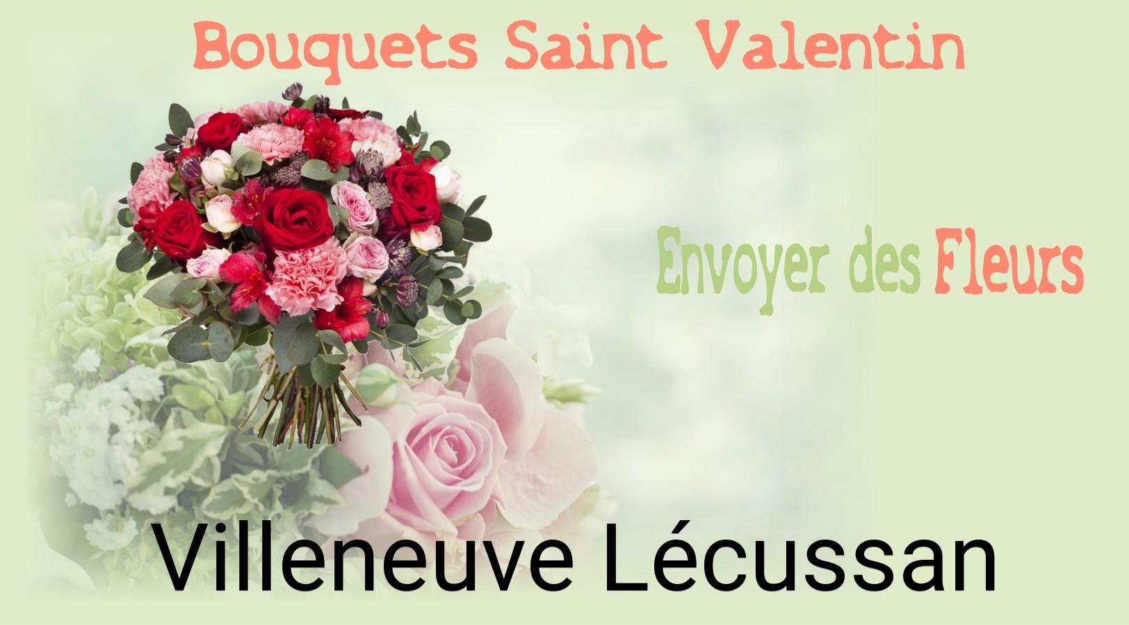 Roses de Saint-Valentin livrées à Villeneuve-Lécussan